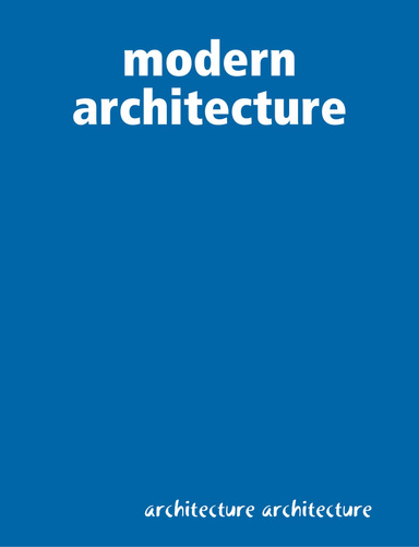 modern architecture