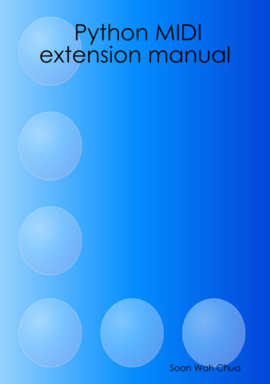 Python MIDI extension manual