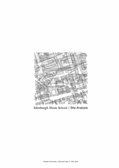 Edinburgh Site Analysis
