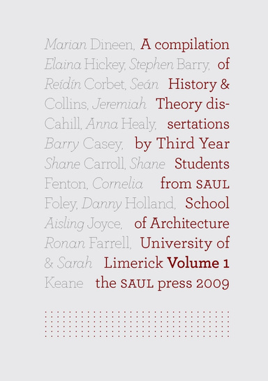 SAUL 3rd year History and Theory dissertations 2009 volume1