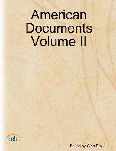 American Documents Volume II