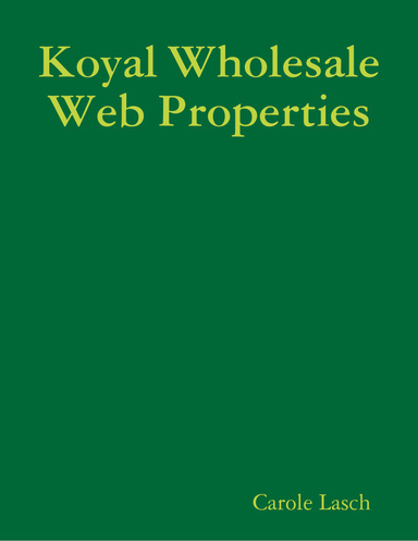 Koyal Wholesale Web Properties