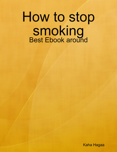 How to stop smoking
