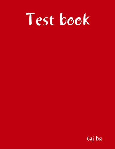 Test book