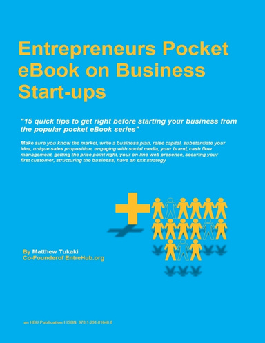 Entrepreneurs Pocket Ebook On Business Startups