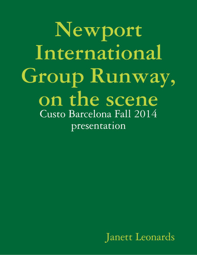 Newport International Group Runway, on the scene: Custo Barcelona Fall 2014 presentation
