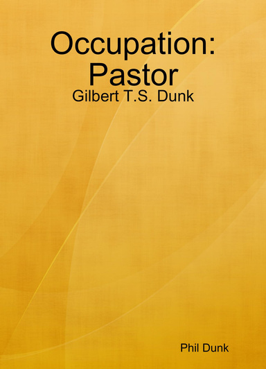 Occupation: Pastor