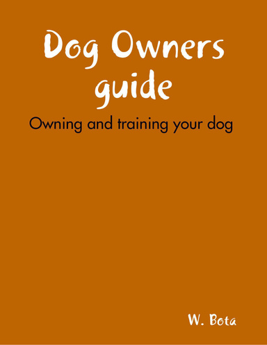 Dog Owners guide