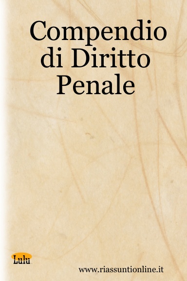 Compendio di Diritto Penale