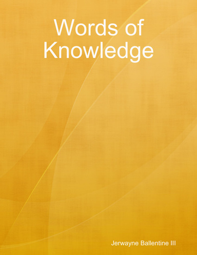 Words of Knowledge
