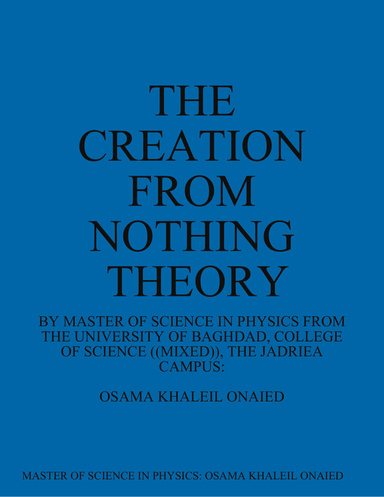 THE CREATION FROM NOTHING THEORY
