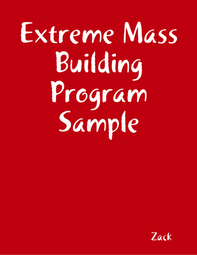 Extreme Mass Building Program Sample