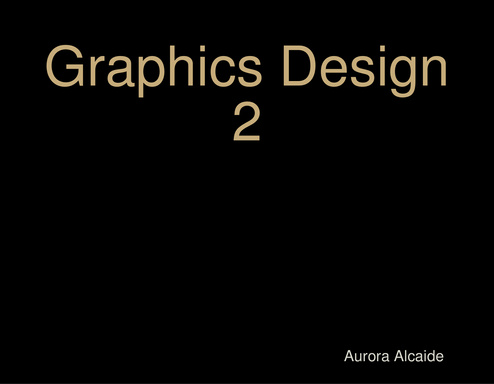 Graphics Design 2