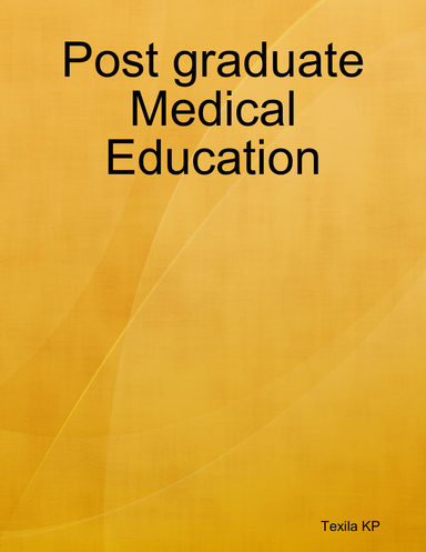 Post graduate Medical Education