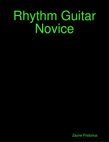 Rhythm Guitar Novice