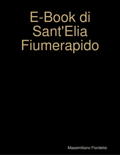 E-Book di Sant'Elia Fiumerapido