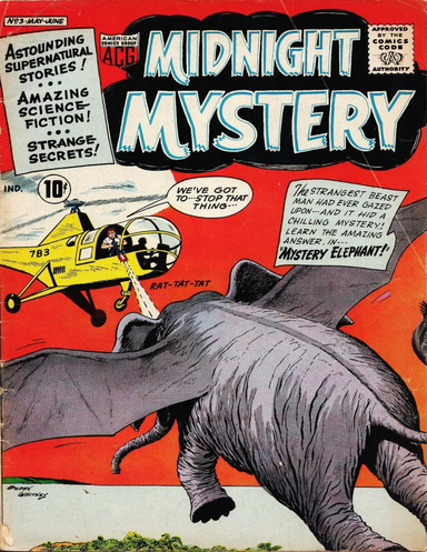 Midnight Mystery Number 3 Horror Comic Book