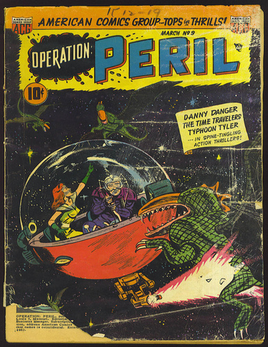 Operation Peril Number 9 Golden Age Comic Book