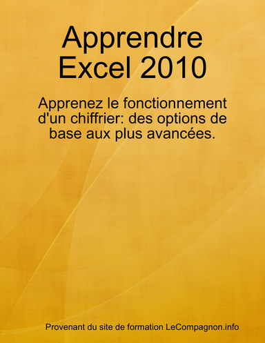 Apprendre Excel 2010