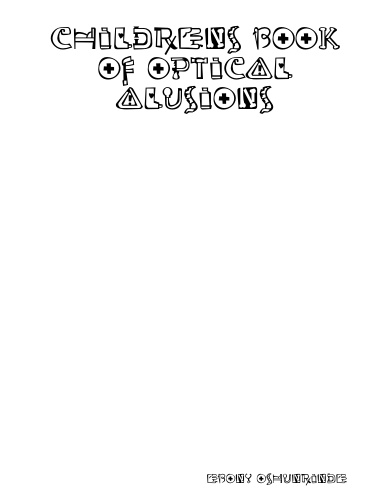 childrens book of optical alusions