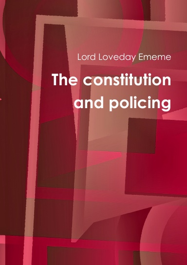 The constitution and policing