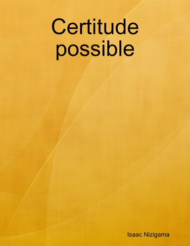 Certitude possible