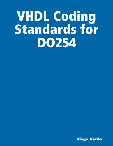 VHDL Coding Standards for DO254