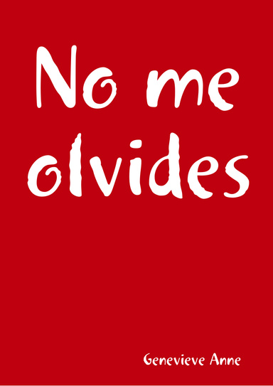 No me olvides