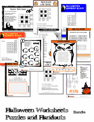 Printable Halloween Games
