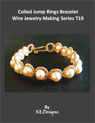 Coiled Jump Rings Bracelet Wire Jewelry Making Series T19
