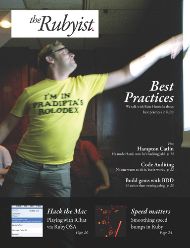 The Rubyist - August 2008