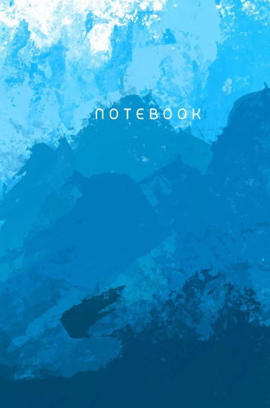 deep blue notebook Hardcover Journal