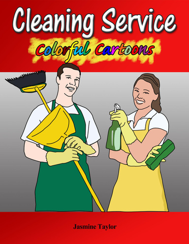 Cleaning Service Colorful Cartoons