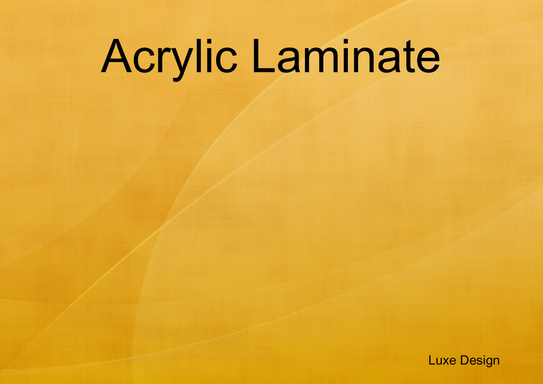 Acrylic Laminate
