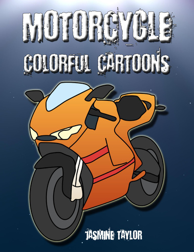 Motorcycle Colorful Cartoons