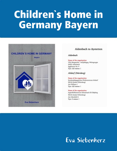 Children`s Home in Germany Bayern