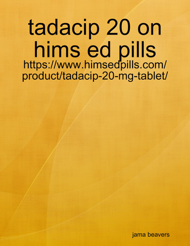 tadacip 20 on hims ed pills