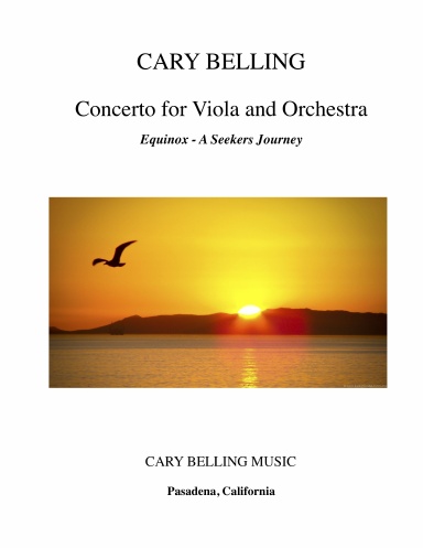 Concerto for Viola and Orchestra " Equinox - A Seekers Journey"