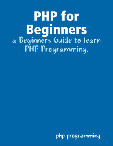 Php for Beginners
