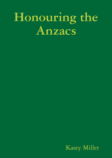 Honouring the Anzacs