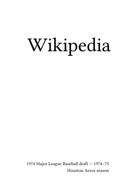 Major League Baseball draft - Wikipedia