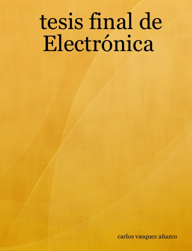tesis final de Electrónica
