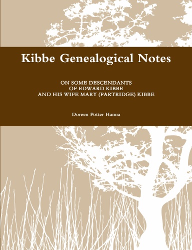 Kibbe Genealogical Notes