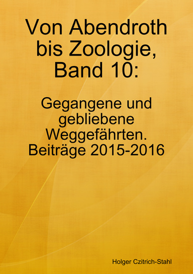 Von Abendroth bis Zoologie, Band 10