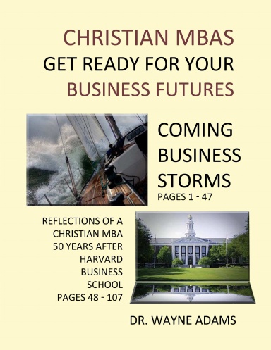 CHRISTIAN MBAS: GET READY FOR YOUR BUSINESS FUTURES