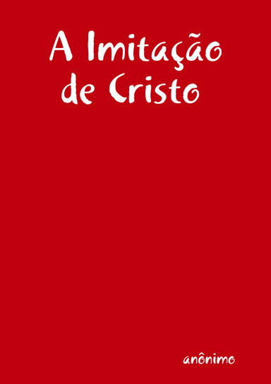 A Imitação de Cristo