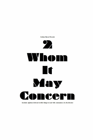 2 Whom It May Concern