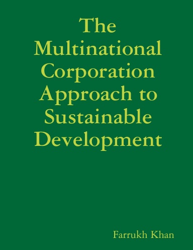 The Multinational Corporation Approach to Sustainable Development
