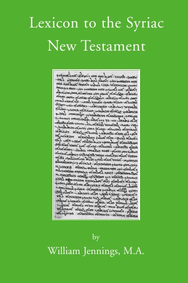 Lexicon to the Syriac New Testament