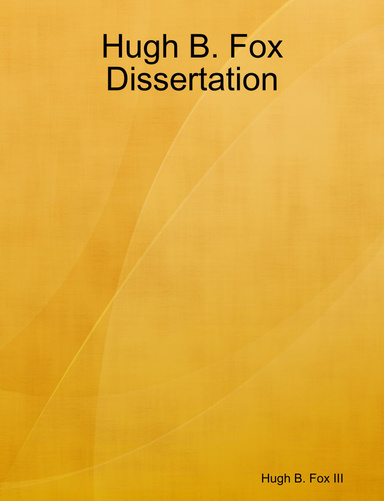 Hugh B. Fox Dissertation